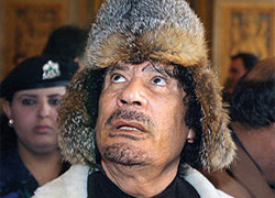 У Каддафи паранойя – он прячется в больницах