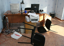 Обыск в офисе «Радыё Рацыя»: конфискованы компьютеры (Фото)