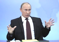 Путин отказался от прямой линии с народом