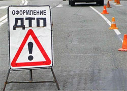 На трассе Минск—Гомель столкнулись два микроавтобуса