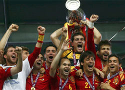 Испания выиграла Чемпионат Европы (Фото)