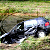 После столкновения с легковушкой Volkswagen оказался в пруду (Фото)