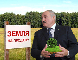 Распродажам зямлі будзе займацца асабіста Лукашэнка