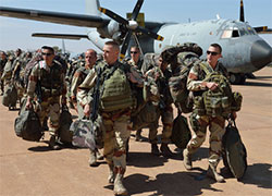 Вялікабрытанія адпраўляе войскі ў Малі