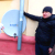Belsat presented Davydzka with a satellite dish