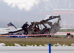 В бельгийском аэропорту разбился самолет