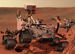 Curiosity прасвідраваў паверхню Марса