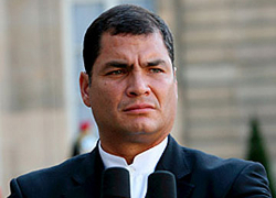 Корреа в третий раз стал президентом Эквадора