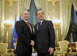 Олланд и Путин обсудили Сирию и Депардье