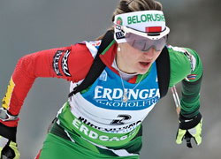 Domracheva 9th in 7.5K sprint in Sochi