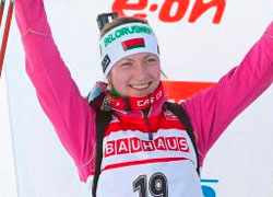 Домрачева заняла пятое место в гонке преследования в Норвегии