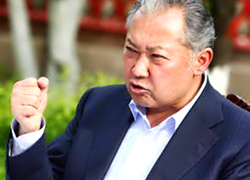 Bakiyev in Minsk plots coup in Kyrgyzstan