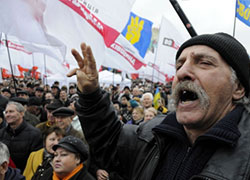Украінская апазіцыя абвясціла аб «народным паўстанні»