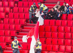 Scandal at Belarus vs Slovenia game