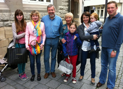 Санников и семья Карпенко встретились в Эсслингене