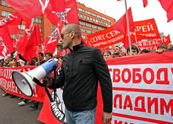 Российская оппозиция проведет марш солидарности с политзаключенными
