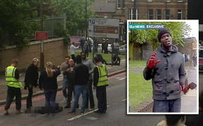 Теракт в Лондоне: убийцы военнослужащего позировали перед камерами