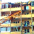 В Кирове рухнувший кран снес балконы на девяти этажах (Видео)