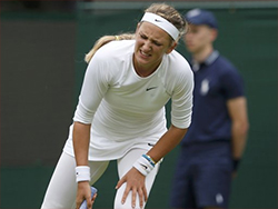The doctor did not find anything serious in injury of Azarenka