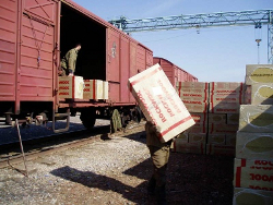 На границе с РФ простаивают вагоны с украинскими товарами