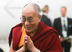 У Літву прыбыў духоўны лідар Тыбета Далай-лама