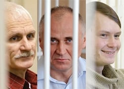 Three Belarusian political prisoners shortlisted for Sakharov Prize