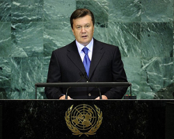 Янукович просит место в СБ ООН для Восточной Европы