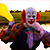 Страшного клоуна из Нортгемптона сняли на видео