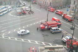 Пожар в петербургском метро