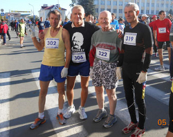 Human rights defender dedicated his marathon to Ales Bialiatski