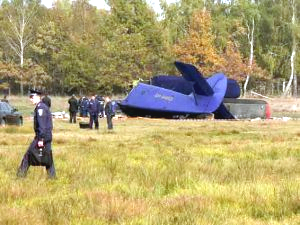 Самолет с белорусской контрабандой разбился в Украине