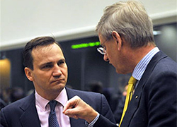 Polish Embassy: Ministers Sikorski and Bildt don't plan visit to Minsk