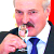 Lukashenka drinks vodka during working hours