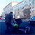 Мотоциклист «на дыбах» проехал по проспекту Независимости (Видео)