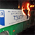 В Витебске загорелся театральный автобус