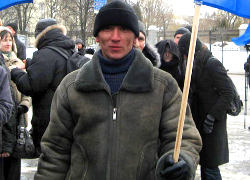 Vadzim Tsiarletski from Hrodna sentenced to 3 days in custody