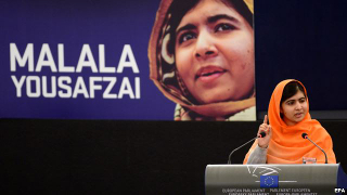 Малала посвятила премию Сахарова всем борцам за права человека