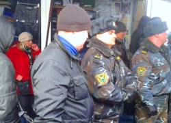 Clashes between police and traders at Zhdanovichy market