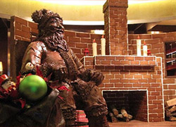 У ЗША з'явіўся самы вялікі шакаладны Санта-Клаўс у свеце