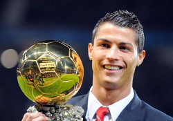 Ronaldo wins third Fifa Ballon d'Or