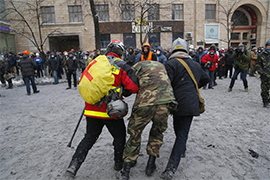 Активист Евромайдана: Из тел доставали пули и осколки