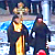 Священники читают молитвы на Майдане под звуки стрельбы