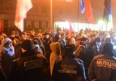 Массовые аресты демонстрантов в Черкассах