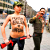 Путина в Брюсселе встретили FEMEN с автоматом