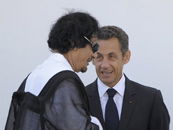 Французский канал показал историю Каддафи о финансировании Саркози