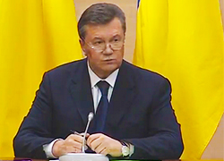 Януковіч: Ва Украіне пануе тэрор і хаос