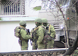 У Крыме атакавалі два падраздзяленні Дзяржпамежслужбы
