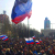 В Донецке митингуют «туристы» с флагами РФ