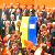 Фотофакт: российский скрипач после концерта поднял флаг Украины