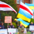 Белорусы и украинцы в Антверпене протестовали против российской агрессии